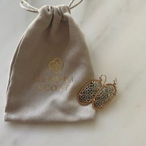 Kendra Scott Rose Gold and Silver Earrings
